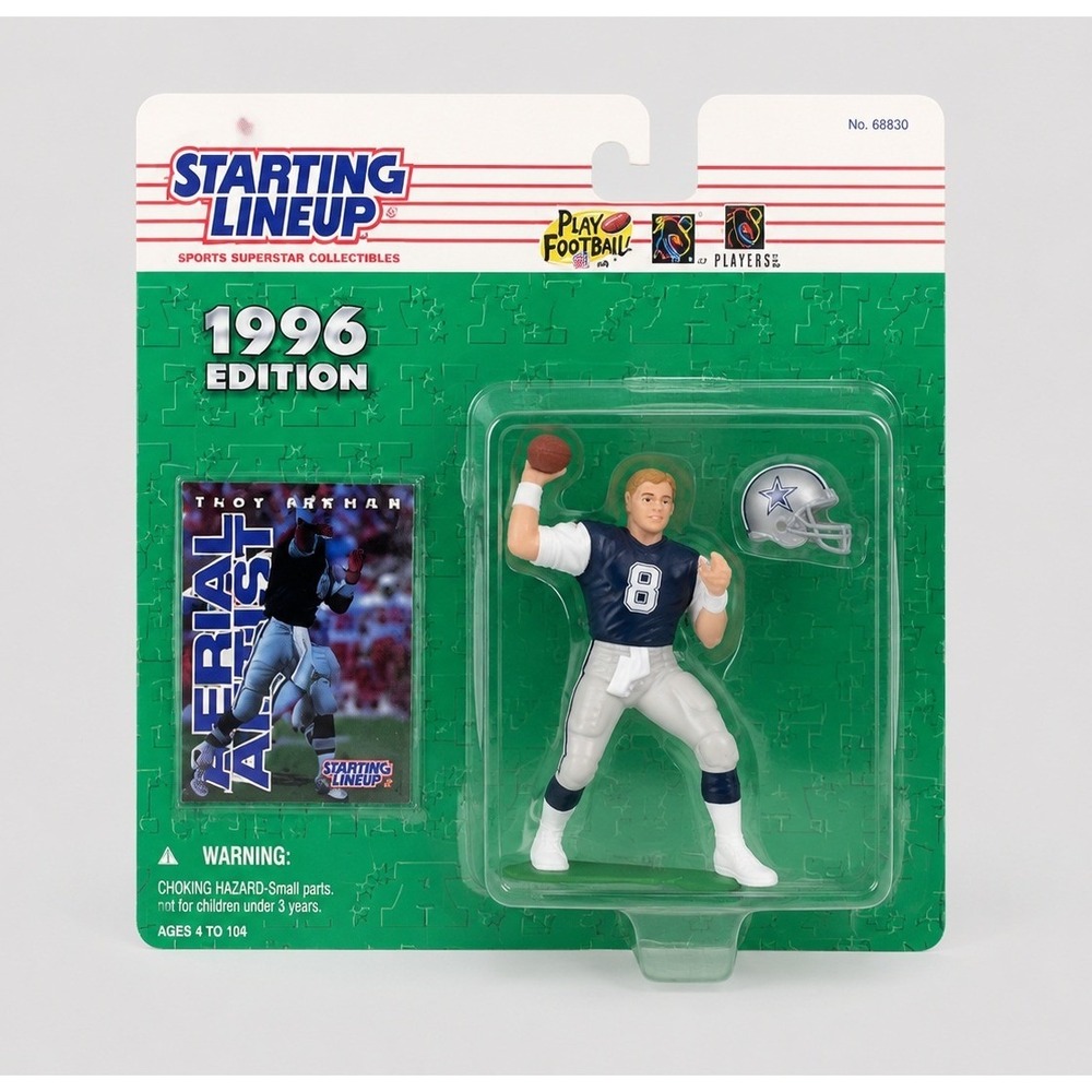Kenner Starting Lineup 1996 Troy Aikman Dallas Cowboys Figure with Card 68830